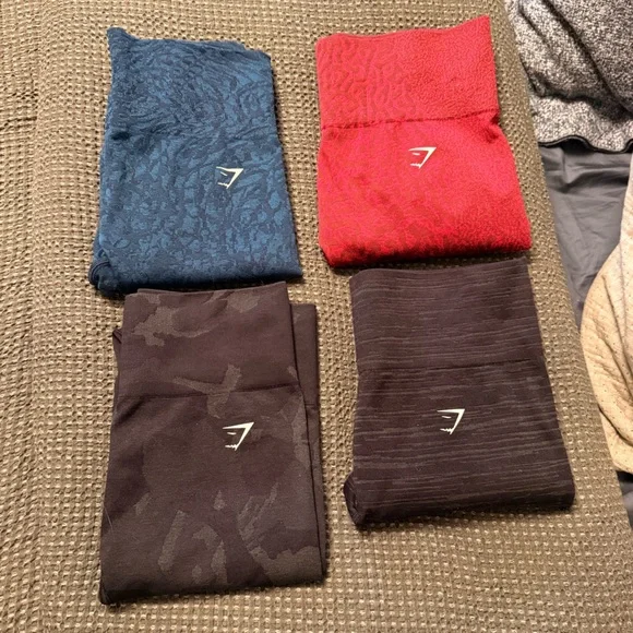 Gymshark Adapt Animal Seamless Leggings - Reef | Cherry Brown - Picture 4 of 4